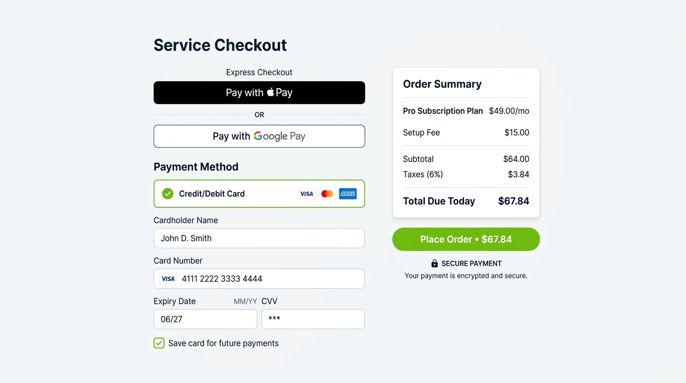 SeppFlow Credit Card Payments
