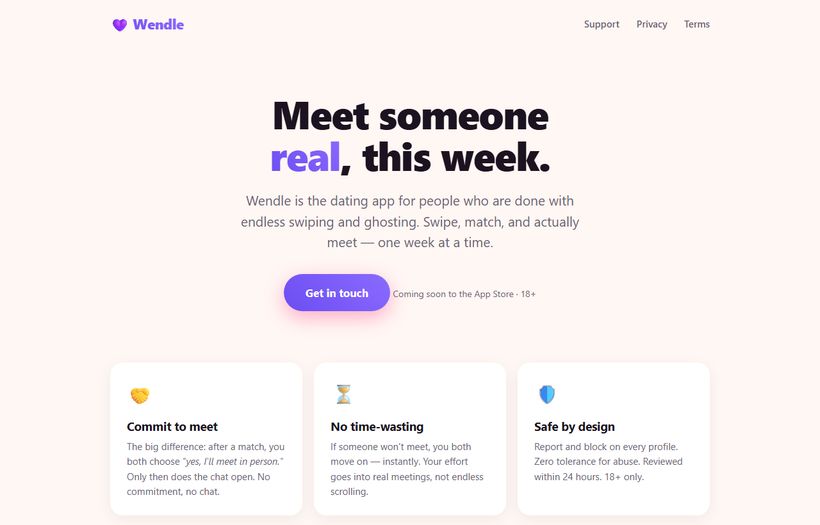 Wendle — dating app